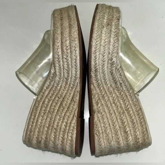 Zara Women's Clear Platform Wedges - Picture 4 of 14